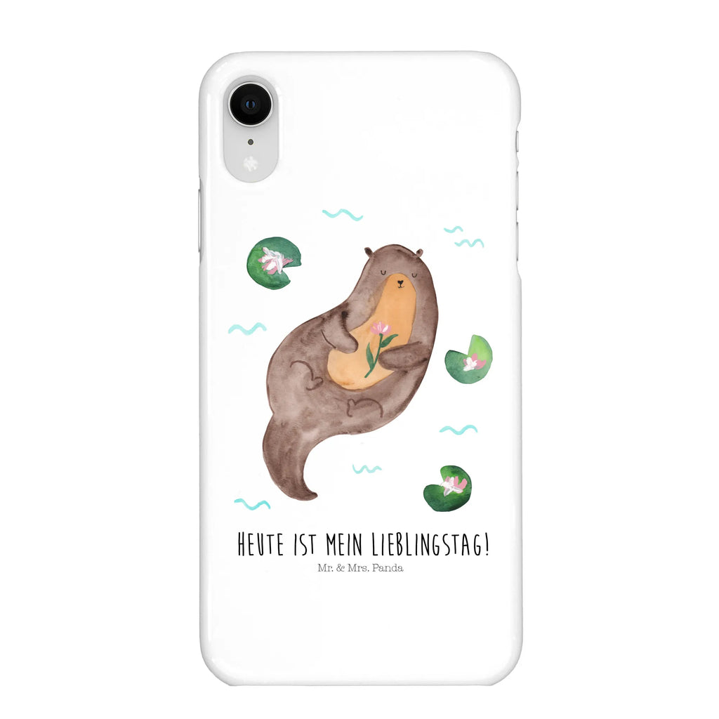 Handyhülle Otter Seerose Handyhülle, Handycover, Cover, Handy, Hülle, Iphone 10, Iphone X, Otter, Fischotter, Seeotter, Otter Seeotter See Otter