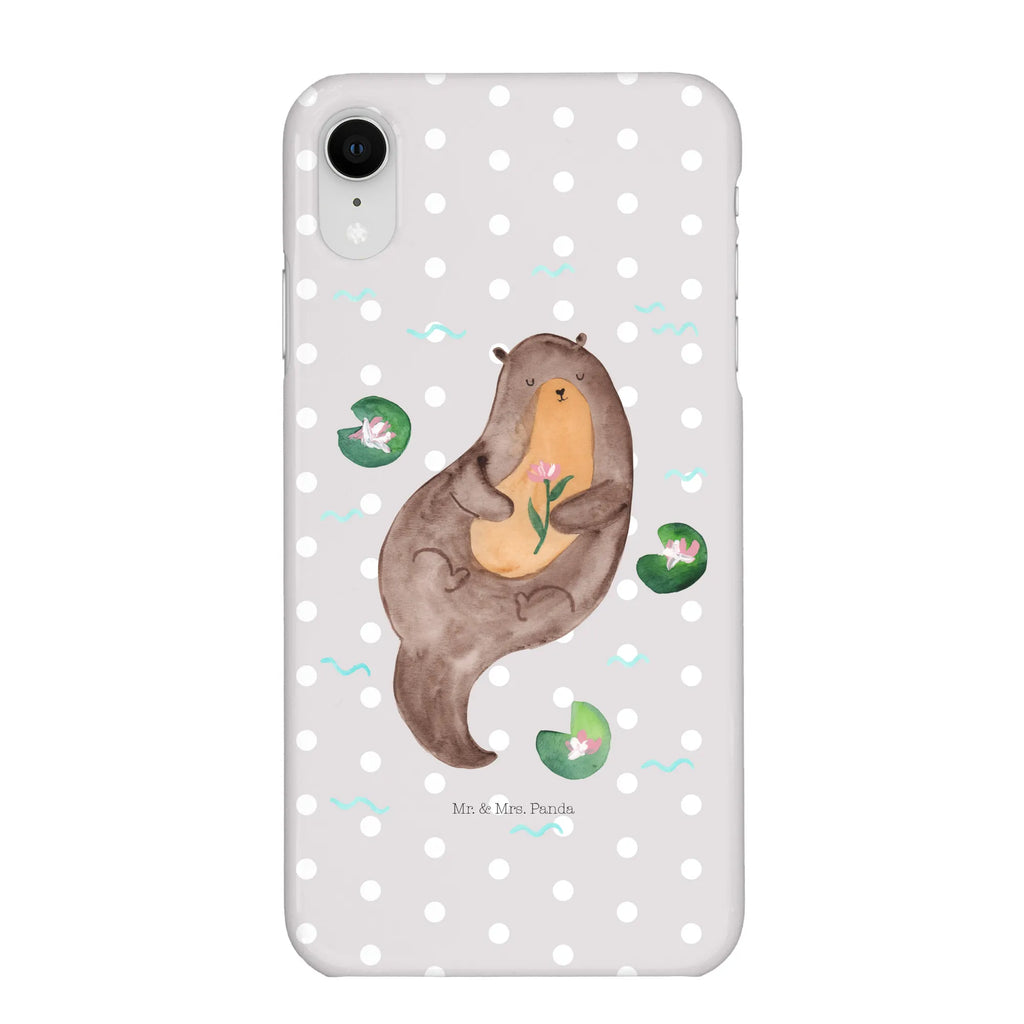 Handyhülle Otter Seerose Handyhülle, Handycover, Cover, Handy, Hülle, Iphone 10, Iphone X, Otter, Fischotter, Seeotter, Otter Seeotter See Otter