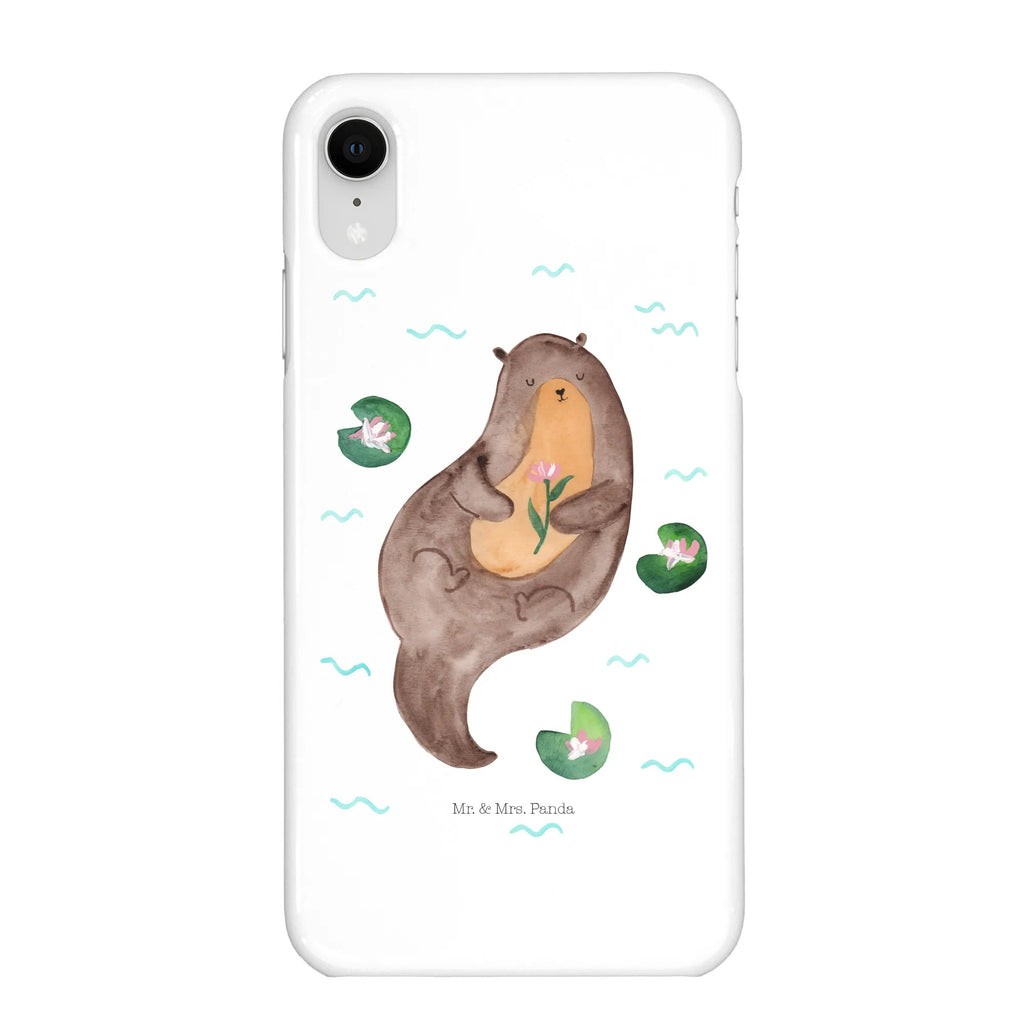 Handyhülle Otter Seerose Handyhülle, Handycover, Cover, Handy, Hülle, Iphone 10, Iphone X, Otter, Fischotter, Seeotter, Otter Seeotter See Otter