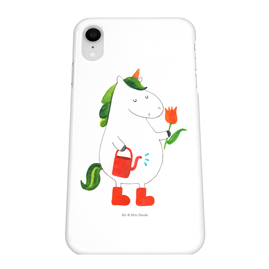 Handyhülle Einhorn Gärtner Handyhülle, Handycover, Cover, Handy, Hülle, Iphone 10, Iphone X, Einhorn, Einhörner, Einhorn Deko, Pegasus, Unicorn, Luftballon, Gießkanne, Giesskanne, Lebenslust, Freude, Blume, Freundin, Garten, Stiefel