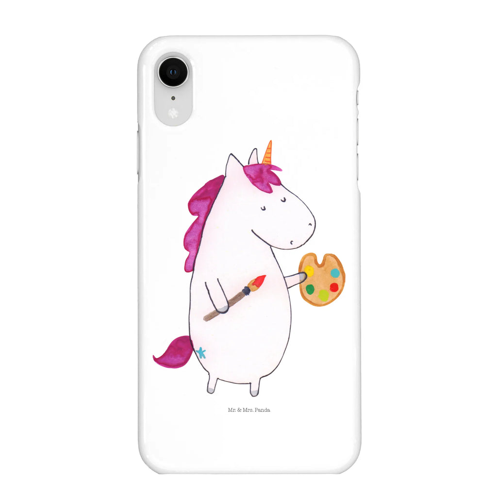 Handyhülle Einhorn Künstler Handyhülle, Handycover, Cover, Handy, Hülle, Iphone 10, Iphone X, Einhorn, Einhörner, Einhorn Deko, Pegasus, Unicorn, Englisch, Künstler, Artist, Malen, Zeichnen, Welt, Farbe, Stift, Pinsel, Geschenk, Maler