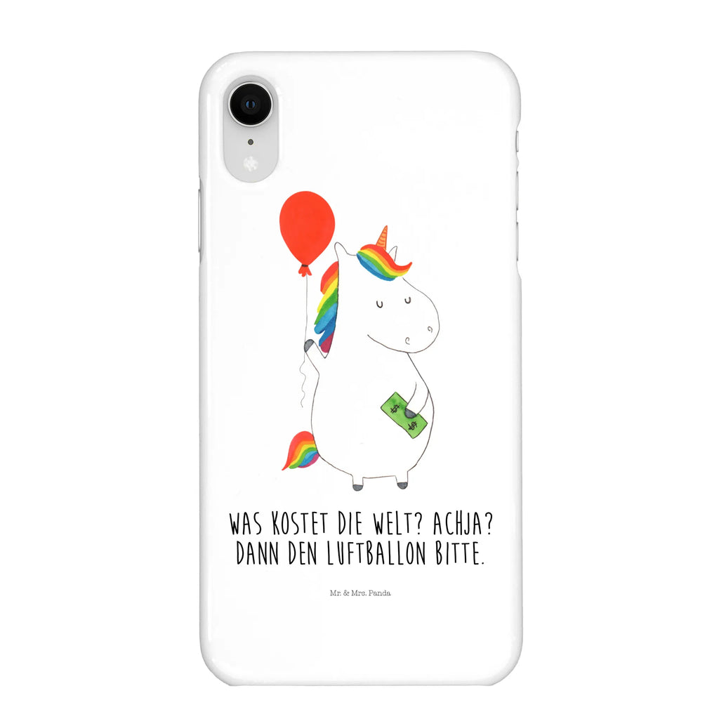 Handyhülle Einhorn Luftballon Handyhülle, Handycover, Cover, Handy, Hülle, Iphone 10, Iphone X, Einhorn, Einhörner, Einhorn Deko, Pegasus, Unicorn, Luftballon, Geld, Lebenslust, Freude, Geschenk, Freundin