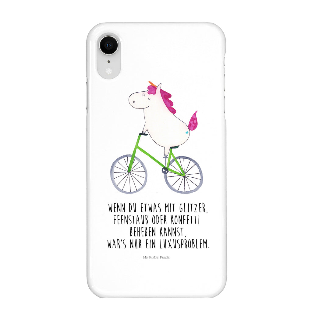 Handyhülle Einhorn Radfahrer Handyhülle, Handycover, Cover, Handy, Hülle, Iphone 10, Iphone X, Einhorn, Einhörner, Einhorn Deko, Pegasus, Unicorn, Radfahren, Radfahrer, Rad, Bike, Feenstaub, Konfetti, Luxusproblem, Kummer, Liebeskummer