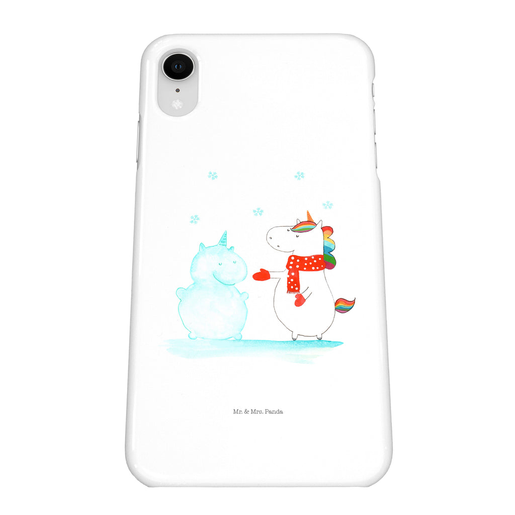 Handyhülle Einhorn Schneemann Handyhülle, Handycover, Cover, Handy, Hülle, Iphone 10, Iphone X, Einhorn, Einhörner, Einhorn Deko, Pegasus, Unicorn, Schneemann, Winter, Schnee, Kuchen, Weihnachten, kalt, Mütze, Handschuhe, X-Mas