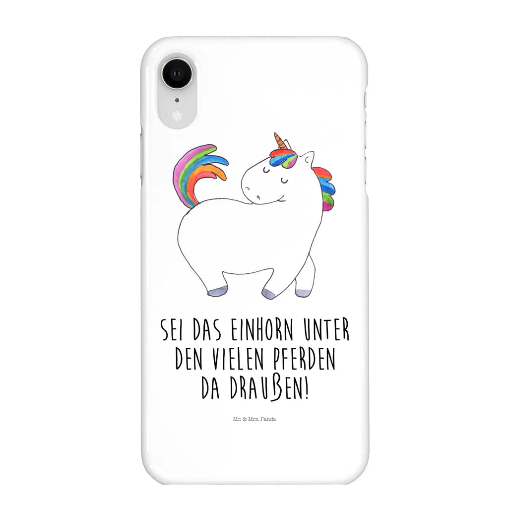 Handyhülle Einhorn Stolzieren Handyhülle, Handycover, Cover, Handy, Hülle, Iphone 10, Iphone X, Einhorn, Einhörner, Einhorn Deko, Pegasus, Unicorn, stolz, anders, bunt, Pferd, Reiter, Reiten, Freundin, Geschenk