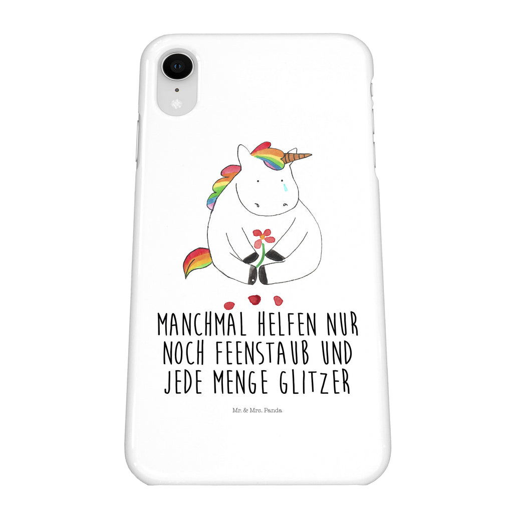 Handyhülle Einhorn Traurig Handyhülle, Handycover, Cover, Handy, Hülle, Iphone 10, Iphone X, Einhorn, Einhörner, Einhorn Deko, Pegasus, Unicorn, Glitzer, Trösten. Freundschaft, Freunde, Liebe, Trauer, Grußkarte, Blume