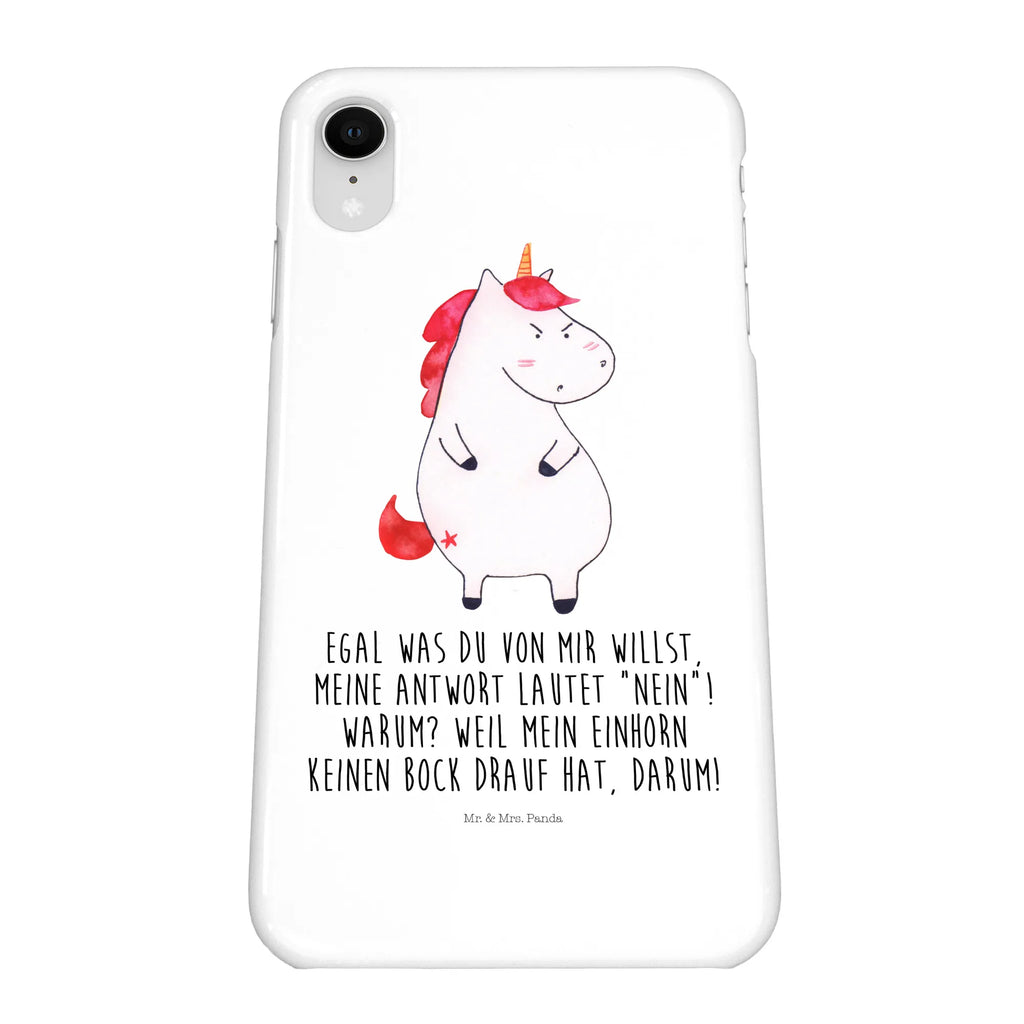 Handyhülle Einhorn Wut Handyhülle, Handycover, Cover, Handy, Hülle, Iphone 10, Iphone X, Einhorn, Einhörner, Einhorn Deko, Pegasus, Unicorn, Realität, Ansage, lustlos, nein, Büro, Arbeit, wütend, dumme Fragen, lustig, Spaß, Geschenk