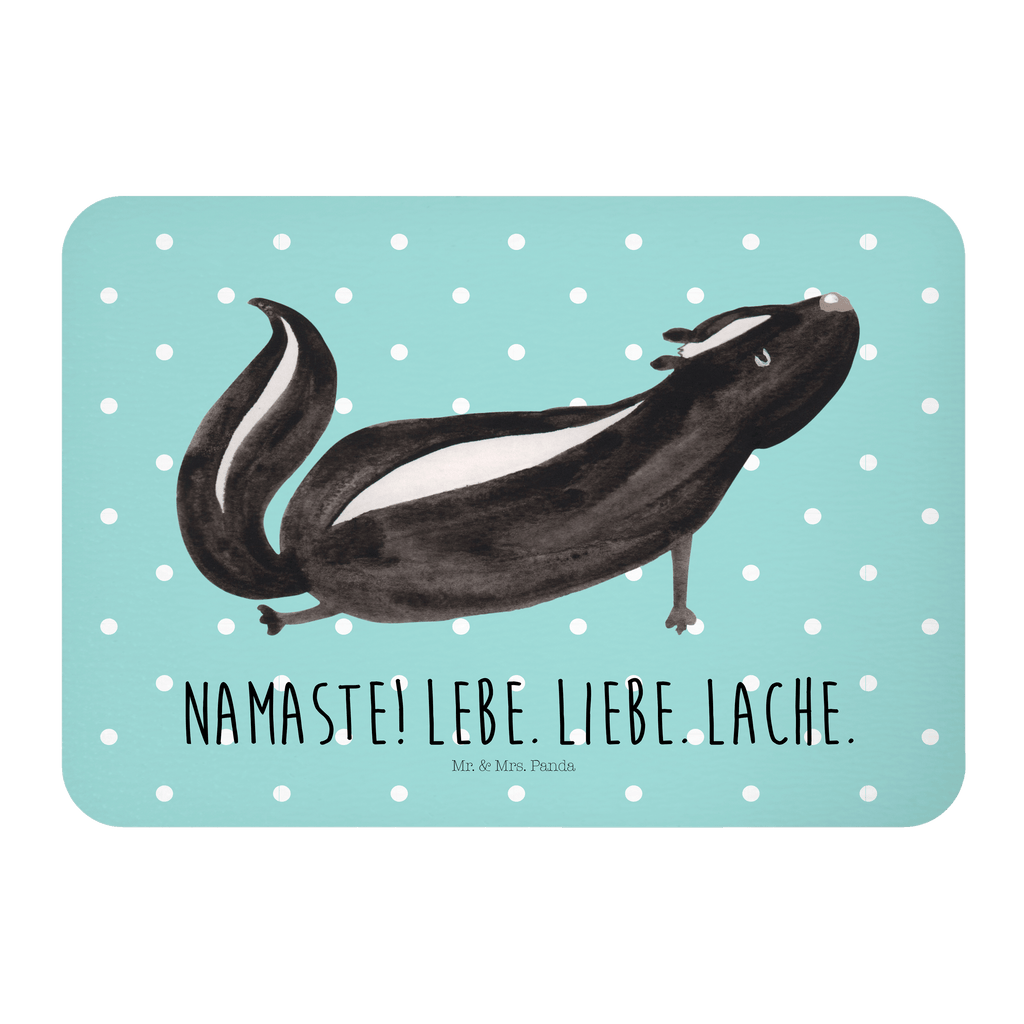 Magnet Stinktier Yoga Kühlschrankmagnet, Pinnwandmagnet, Souvenir Magnet, Motivmagnete, Dekomagnet, Whiteboard Magnet, Notiz Magnet, Kühlschrank Dekoration, Stinktier, Skunk, Wildtier, Raubtier, Stinker, Stinki, Yoga, Namaste, Lebe, Liebe, Lache