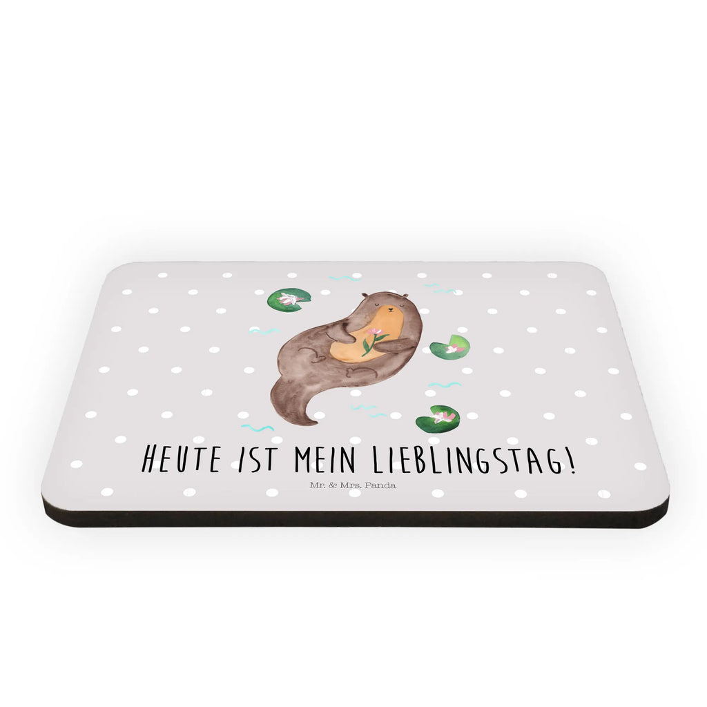 Magnet Otter mit Seerose Kühlschrankmagnet, Pinnwandmagnet, Souvenir Magnet, Motivmagnete, Dekomagnet, Whiteboard Magnet, Notiz Magnet, Kühlschrank Dekoration, Otter, Fischotter, Seeotter, Otter Seeotter See Otter