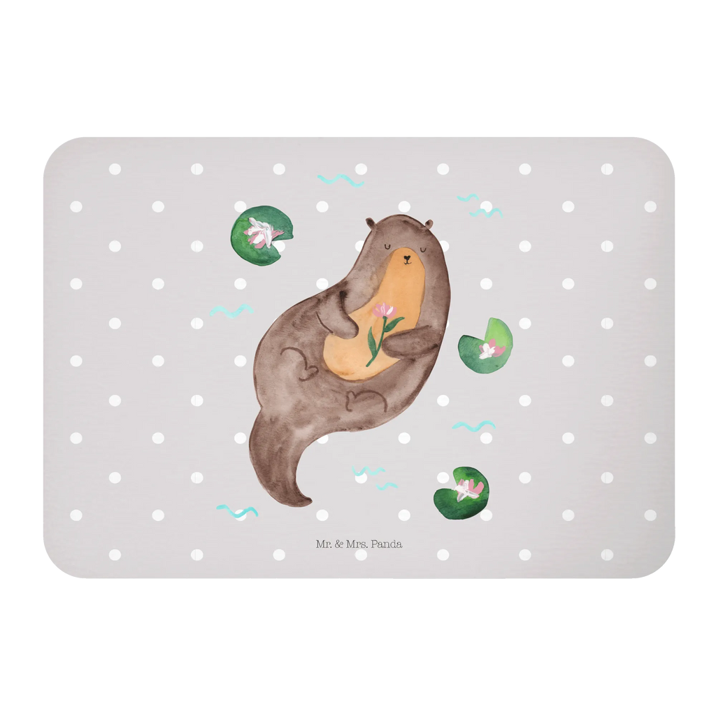 Magnet Otter mit Seerose Kühlschrankmagnet, Pinnwandmagnet, Souvenir Magnet, Motivmagnete, Dekomagnet, Whiteboard Magnet, Notiz Magnet, Kühlschrank Dekoration, Otter, Fischotter, Seeotter, Otter Seeotter See Otter