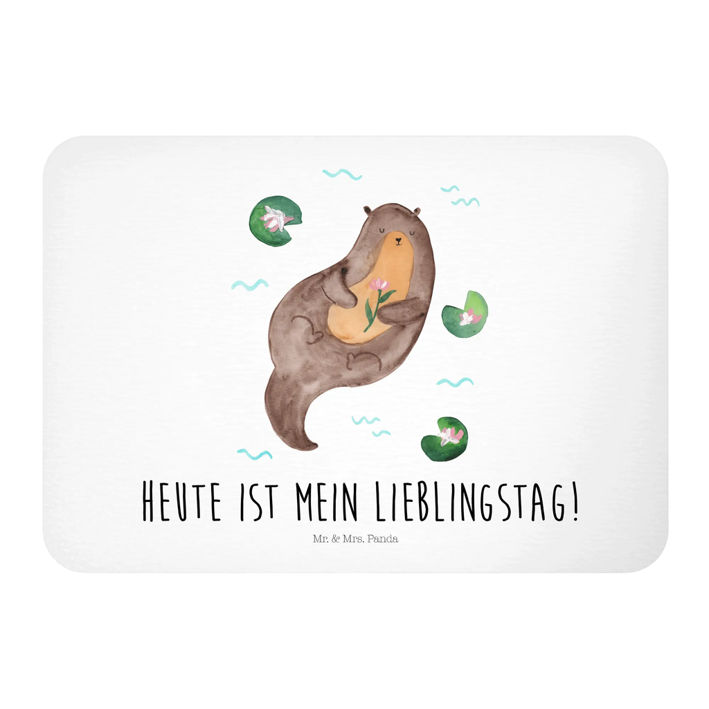 Magnet Otter mit Seerose Kühlschrankmagnet, Pinnwandmagnet, Souvenir Magnet, Motivmagnete, Dekomagnet, Whiteboard Magnet, Notiz Magnet, Kühlschrank Dekoration, Otter, Fischotter, Seeotter, Otter Seeotter See Otter