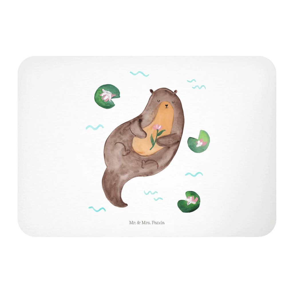 Magnet Otter mit Seerose Kühlschrankmagnet, Pinnwandmagnet, Souvenir Magnet, Motivmagnete, Dekomagnet, Whiteboard Magnet, Notiz Magnet, Kühlschrank Dekoration, Otter, Fischotter, Seeotter, Otter Seeotter See Otter