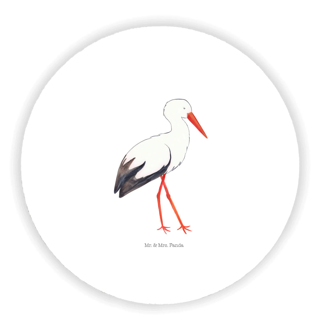 Rund Magnet Storch Kühlschrankmagnet, Pinnwandmagnet, Souvenir Magnet, Motivmagnete, Dekomagnet, Whiteboard Magnet, Notiz Magnet, Kühlschrank Dekoration, Tiermotive, Gute Laune, lustige Sprüche, Tiere, Storch, Störche, Schwangerschaft, Geburt, Mutter, Mütter, Mutter werden, Schwanger, Babybauch, Baby