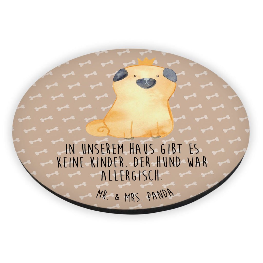 Rund Magnet Mops Krone Kühlschrankmagnet, Pinnwandmagnet, Souvenir Magnet, Motivmagnete, Dekomagnet, Whiteboard Magnet, Notiz Magnet, Kühlschrank Dekoration, Hund, Hundemotiv, Haustier, Hunderasse, Tierliebhaber, Hundebesitzer, Sprüche, Mops, allergisch, kinderlos, Hausregel, Hundebesitzer. Spruch, lustig