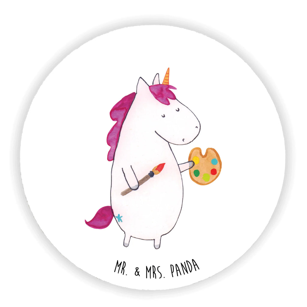 Rund Magnet Einhorn Künstler Kühlschrankmagnet, Pinnwandmagnet, Souvenir Magnet, Motivmagnete, Dekomagnet, Whiteboard Magnet, Notiz Magnet, Kühlschrank Dekoration, Einhorn, Einhörner, Einhorn Deko, Unicorn, Englisch, Künstler, Artist, Malen, Zeichnen, Welt, Farbe, Stift, Pinsel, Geschenk, Maler