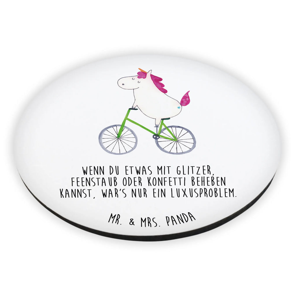 Rund Magnet Einhorn Radfahrer Kühlschrankmagnet, Pinnwandmagnet, Souvenir Magnet, Motivmagnete, Dekomagnet, Whiteboard Magnet, Notiz Magnet, Kühlschrank Dekoration, Einhorn, Einhörner, Einhorn Deko, Unicorn, Radfahren, Radfahrer, Rad, Bike, Feenstaub, Konfetti, Luxusproblem, Kummer, Liebeskummer