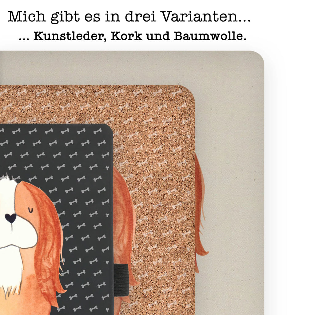 Baumwoll Notizbuch Hund Cavalier King Charles Spaniel Notizen, Eintragebuch, Tagebuch, Notizblock, Adressbuch, Journal, Kladde, Skizzenbuch, Notizheft, Schreibbuch, Schreibheft, Hund, Hundemotiv, Haustier, Hunderasse, Tierliebhaber, Hundebesitzer, Sprüche, Cavalier King Charles Spaniel, Cockerspaniel, Spaniel, Spruch, schönster Hund