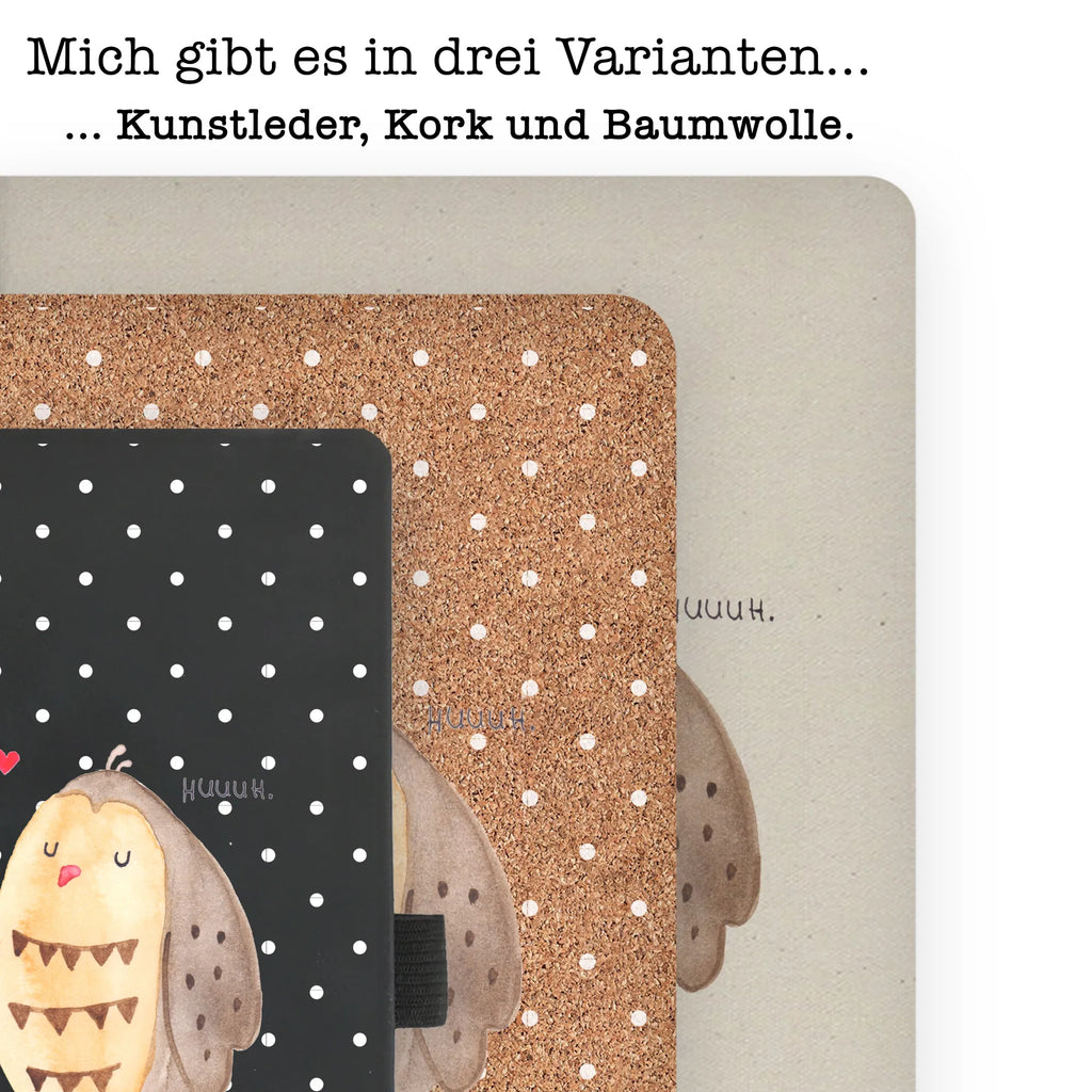 Baumwoll Notizbuch Eule Liebe Notizen, Eintragebuch, Tagebuch, Notizblock, Adressbuch, Journal, Kladde, Skizzenbuch, Notizheft, Schreibbuch, Schreibheft, Eule, Eule Deko, Liebe, Hochzeit Spruch, Owl, All you need is love, Liebe Spruch, Freundin Geschenk, Freund, Wortspiel lustig