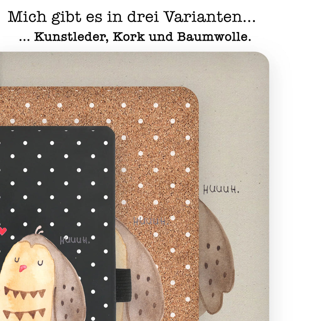 Baumwoll Notizbuch Eule Liebe Notizen, Eintragebuch, Tagebuch, Notizblock, Adressbuch, Journal, Kladde, Skizzenbuch, Notizheft, Schreibbuch, Schreibheft, Eule, Eule Deko, Liebe, Hochzeit Spruch, Owl, All you need is love, Liebe Spruch, Freundin Geschenk, Freund, Wortspiel lustig