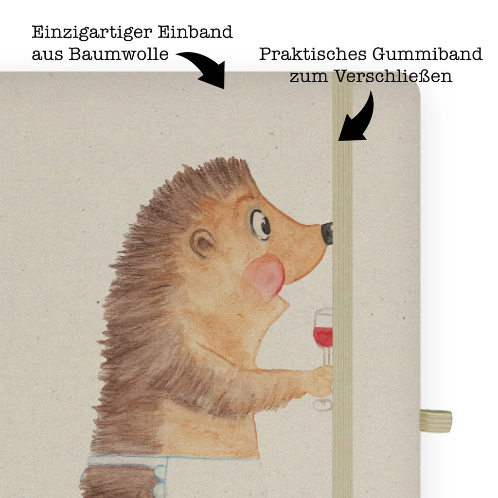 Baumwoll Notizbuch Igel mit Wein Notizen, Eintragebuch, Tagebuch, Notizblock, Adressbuch, Journal, Kladde, Skizzenbuch, Notizheft, Schreibbuch, Schreibheft, Tiermotive, Gute Laune, lustige Sprüche, Tiere, Wein Spruch, Igel, Geschenk Weintrinker, Geschenk Weinliebhaber, Wein Deko, Weinglas, Rotwein, Weißwein, Wein trinken