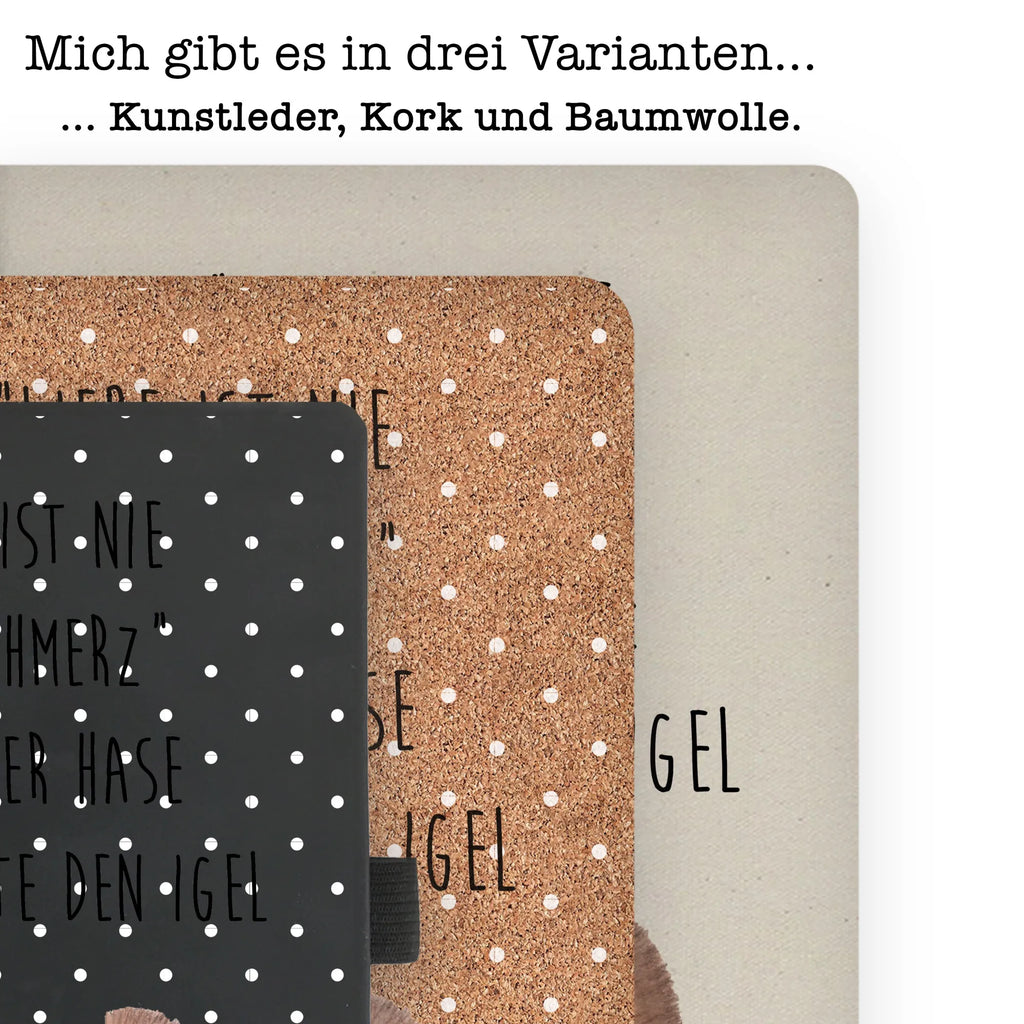 Baumwoll Notizbuch Liebe ist nie ohne Schmerz Notizen, Eintragebuch, Tagebuch, Notizblock, Adressbuch, Journal, Kladde, Skizzenbuch, Notizheft, Schreibbuch, Schreibheft, Tiermotive, Gute Laune, lustige Sprüche, Tiere, Igel und Hase, Igel, Hase, Liebe Spruch, Liebeskummer Geschenk, Herzschmerz, Trösten, Trennungsschmerz, Spruch romantisch