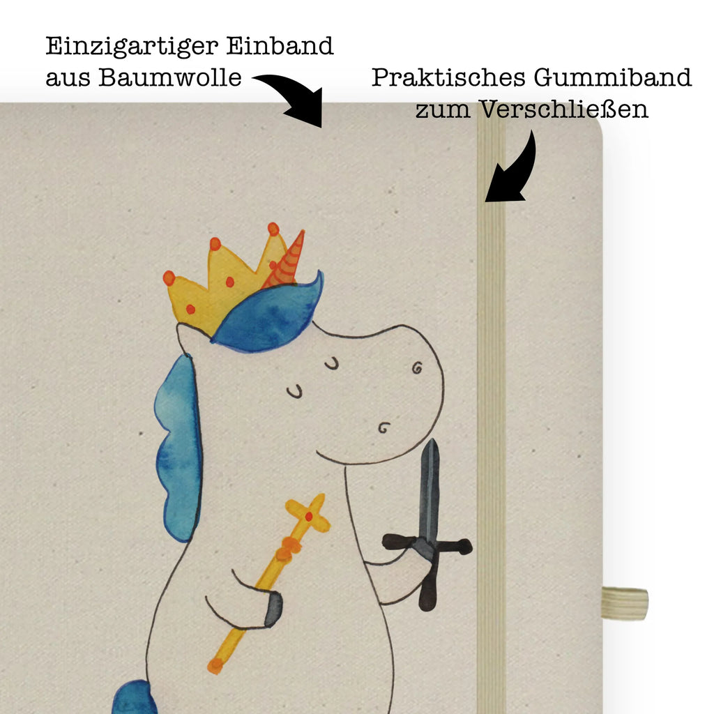 Baumwoll Notizbuch Einhorn König mit Schwert Notizen, Eintragebuch, Tagebuch, Notizblock, Adressbuch, Journal, Kladde, Skizzenbuch, Notizheft, Schreibbuch, Schreibheft, Einhorn, Einhörner, Einhorn Deko, Pegasus, Unicorn, König, Ritter, Mittelalter