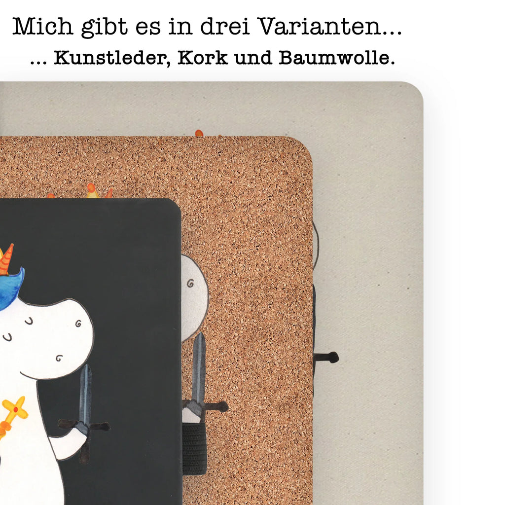 Baumwoll Notizbuch Einhorn König mit Schwert Notizen, Eintragebuch, Tagebuch, Notizblock, Adressbuch, Journal, Kladde, Skizzenbuch, Notizheft, Schreibbuch, Schreibheft, Einhorn, Einhörner, Einhorn Deko, Pegasus, Unicorn, König, Ritter, Mittelalter