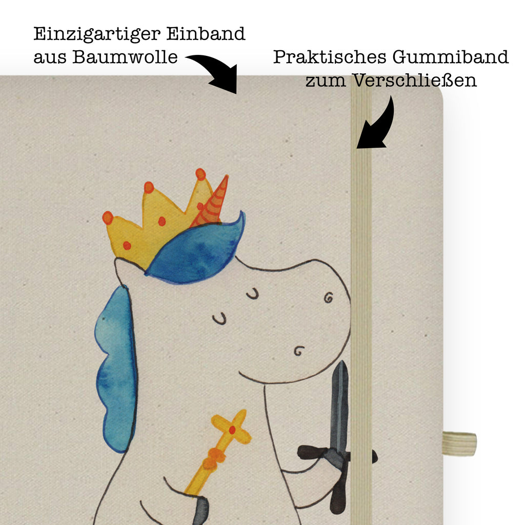 Baumwoll Notizbuch Einhorn König mit Schwert Notizen, Eintragebuch, Tagebuch, Notizblock, Adressbuch, Journal, Kladde, Skizzenbuch, Notizheft, Schreibbuch, Schreibheft, Einhorn, Einhörner, Einhorn Deko, Pegasus, Unicorn, König, Ritter, Mittelalter