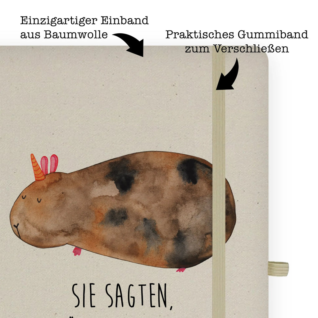 Baumwoll Notizbuch Einhorn Meerschweinchen Notizen, Eintragebuch, Tagebuch, Notizblock, Adressbuch, Journal, Kladde, Skizzenbuch, Notizheft, Schreibbuch, Schreibheft, Einhorn, Einhörner, Einhorn Deko, Pegasus, Unicorn, Meerhörnchen, Meericorn, Meerschwein, Meerschweinchen