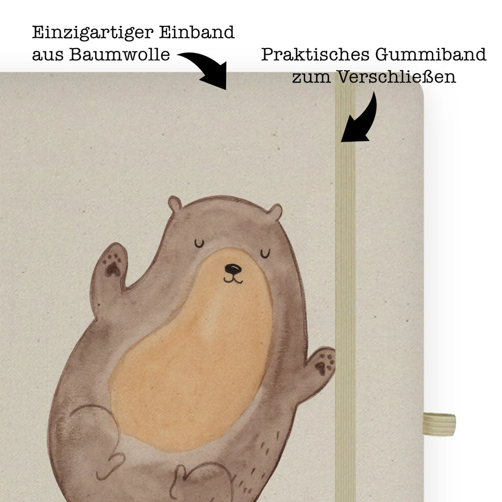 Baumwoll Notizbuch Otter Umarmen Notizen, Eintragebuch, Tagebuch, Notizblock, Adressbuch, Journal, Kladde, Skizzenbuch, Notizheft, Schreibbuch, Schreibheft, Otter, Fischotter, Seeotter, Otter Seeotter See Otter