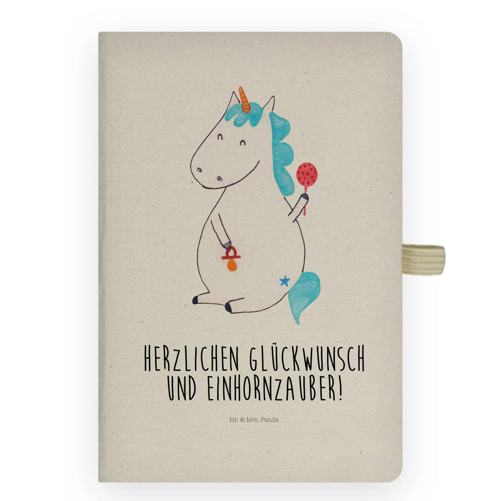 Baumwoll Notizbuch Einhorn Baby Notizen, Eintragebuch, Tagebuch, Notizblock, Adressbuch, Journal, Kladde, Skizzenbuch, Notizheft, Schreibbuch, Schreibheft, Einhorn, Einhörner, Einhorn Deko, Unicorn, Mutter, Geburt, Geburtstag, erstes Kind, Baby, Babyglück, Nachwuchs, Eltern, Party, Kind, Schnuller