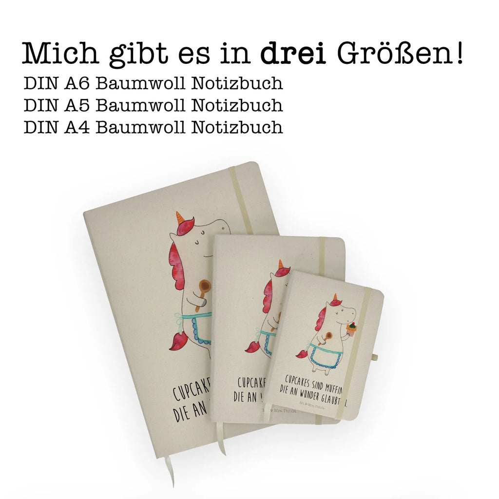 Baumwoll Notizbuch Einhorn Küche Notizen, Eintragebuch, Tagebuch, Notizblock, Adressbuch, Journal, Kladde, Skizzenbuch, Notizheft, Schreibbuch, Schreibheft, Einhorn, Einhörner, Einhorn Deko, Pegasus, Unicorn, backen, Muffin, Motivation, Träumer, träumen, Bäckerin, Hobbykoch, Koch, Torte, Kuchen