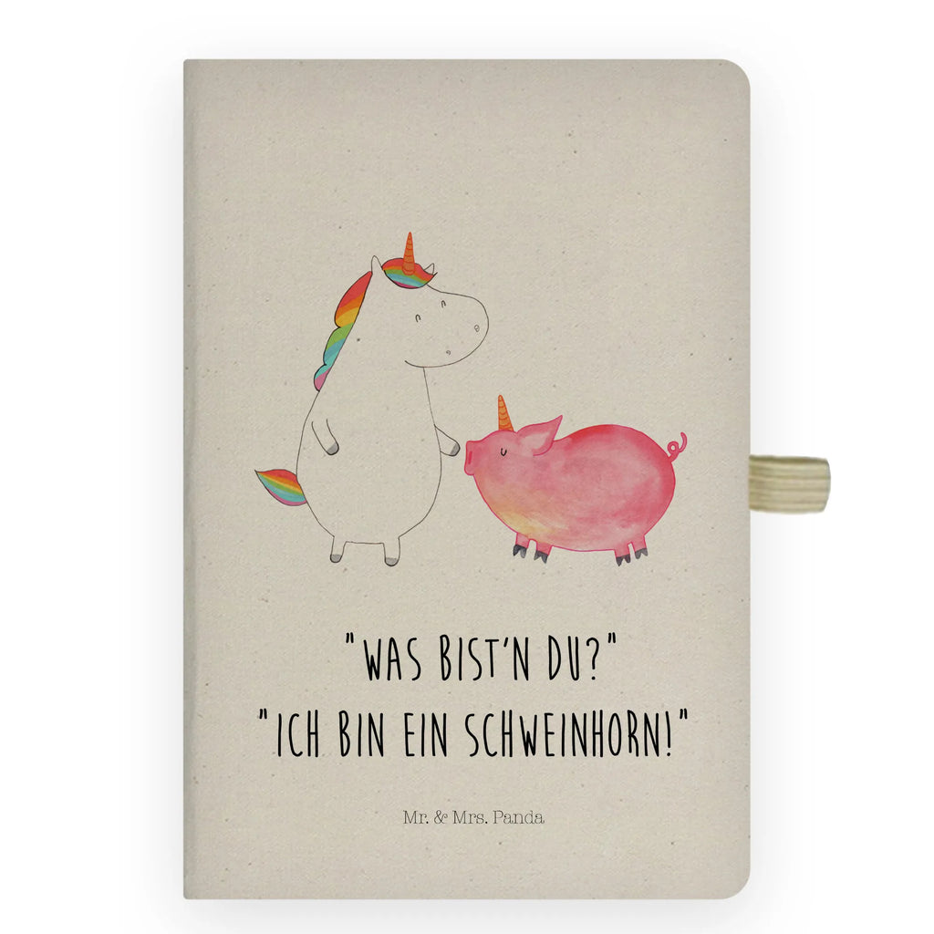 Baumwoll Notizbuch Einhorn Schwein Notizen, Eintragebuch, Tagebuch, Notizblock, Adressbuch, Journal, Kladde, Skizzenbuch, Notizheft, Schreibbuch, Schreibheft, Einhorn, Einhörner, Einhorn Deko, Unicorn, Freundschaft, Schweinhorn, Schwein, Freundin, Schweinchen