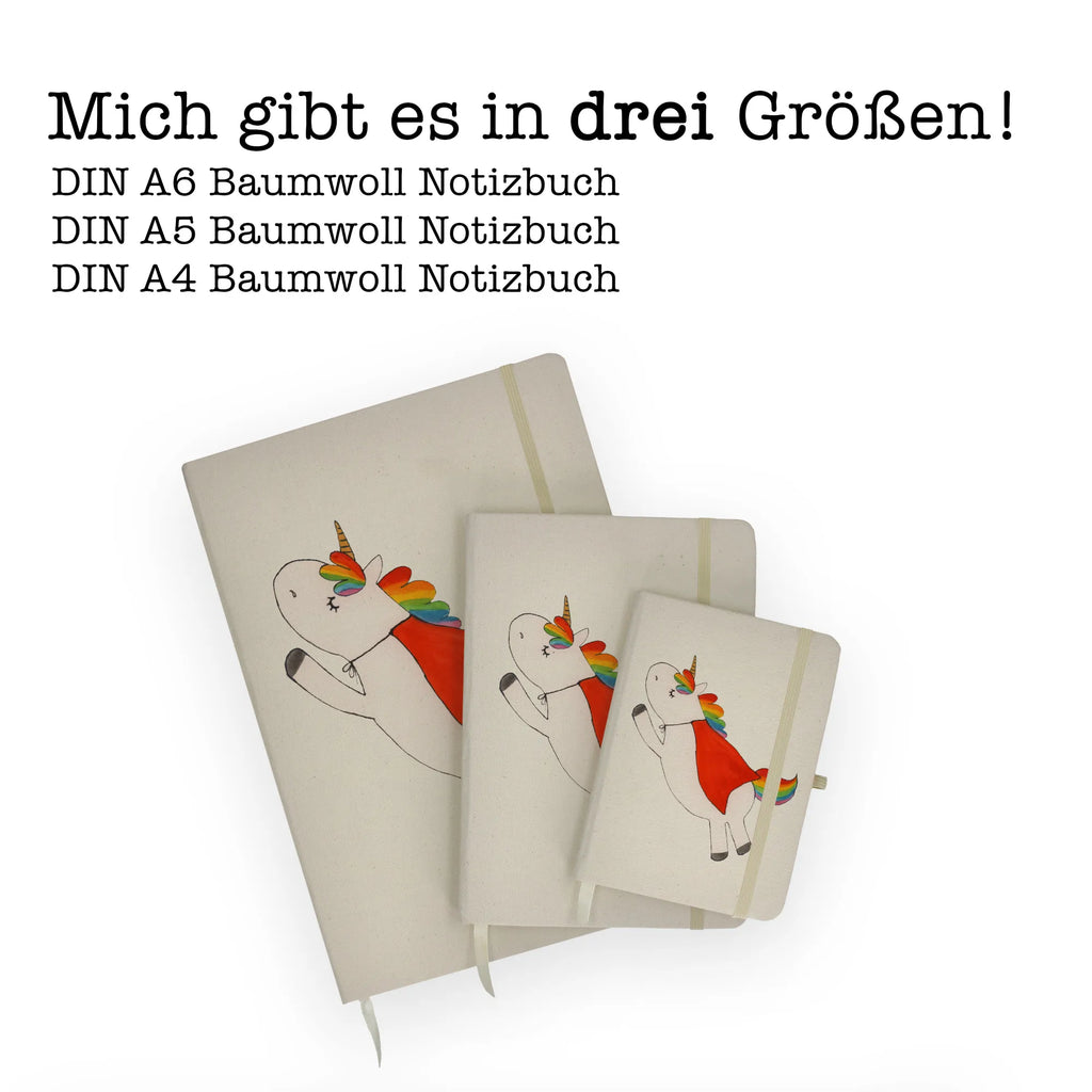 Baumwoll Notizbuch Einhorn Super Notizen, Eintragebuch, Tagebuch, Notizblock, Adressbuch, Journal, Kladde, Skizzenbuch, Notizheft, Schreibbuch, Schreibheft, Einhorn, Einhörner, Einhorn Deko, Pegasus, Unicorn, Traummann, Superheld, Held, Freundin, Geschenk, Girl, Mädchen