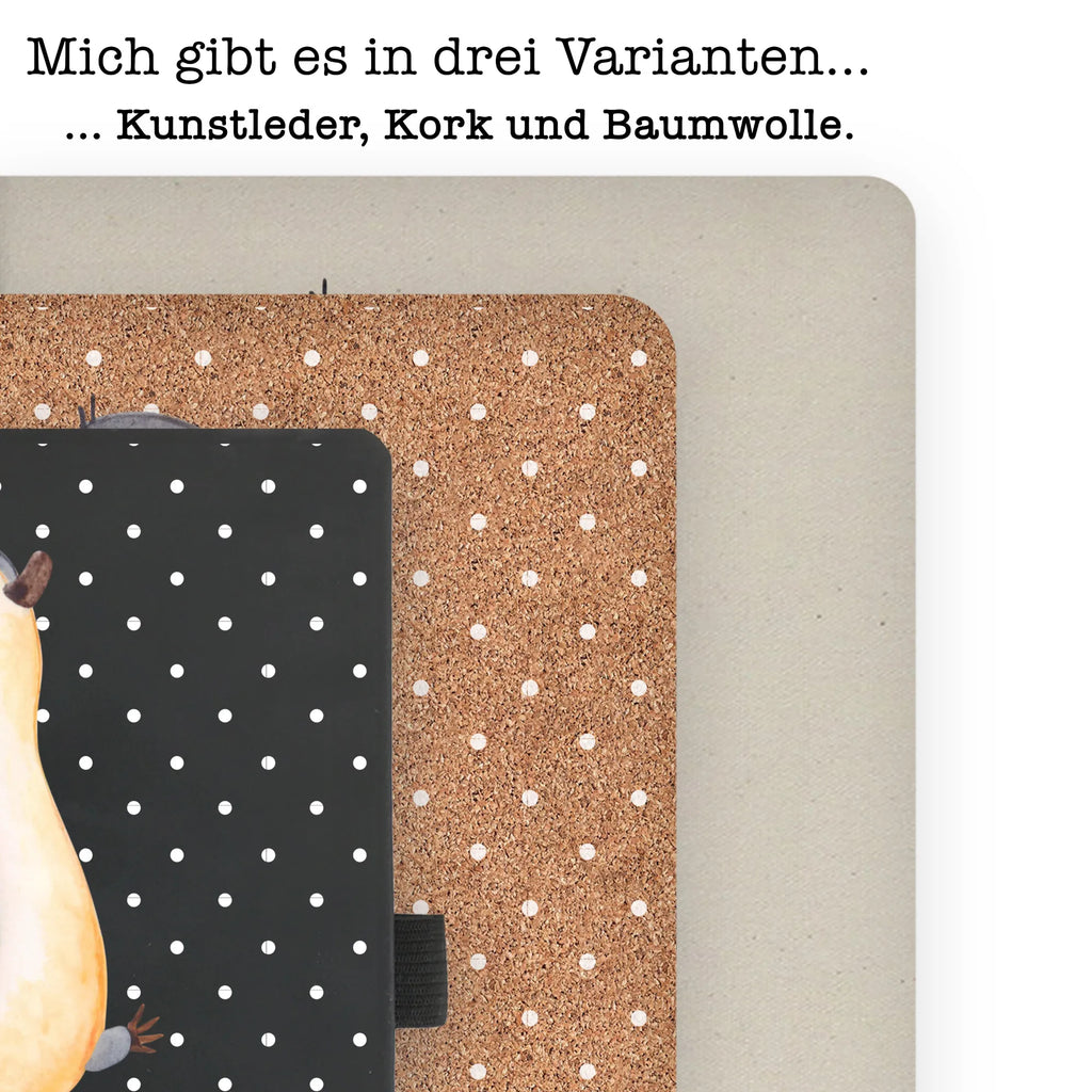 Baumwoll Notizbuch Pinguin marschierend Notizen, Eintragebuch, Tagebuch, Notizblock, Adressbuch, Journal, Kladde, Skizzenbuch, Notizheft, Schreibbuch, Schreibheft, Pinguin, Pinguine, Frühaufsteher, Langschläfer, Bruder, Schwester, Familie