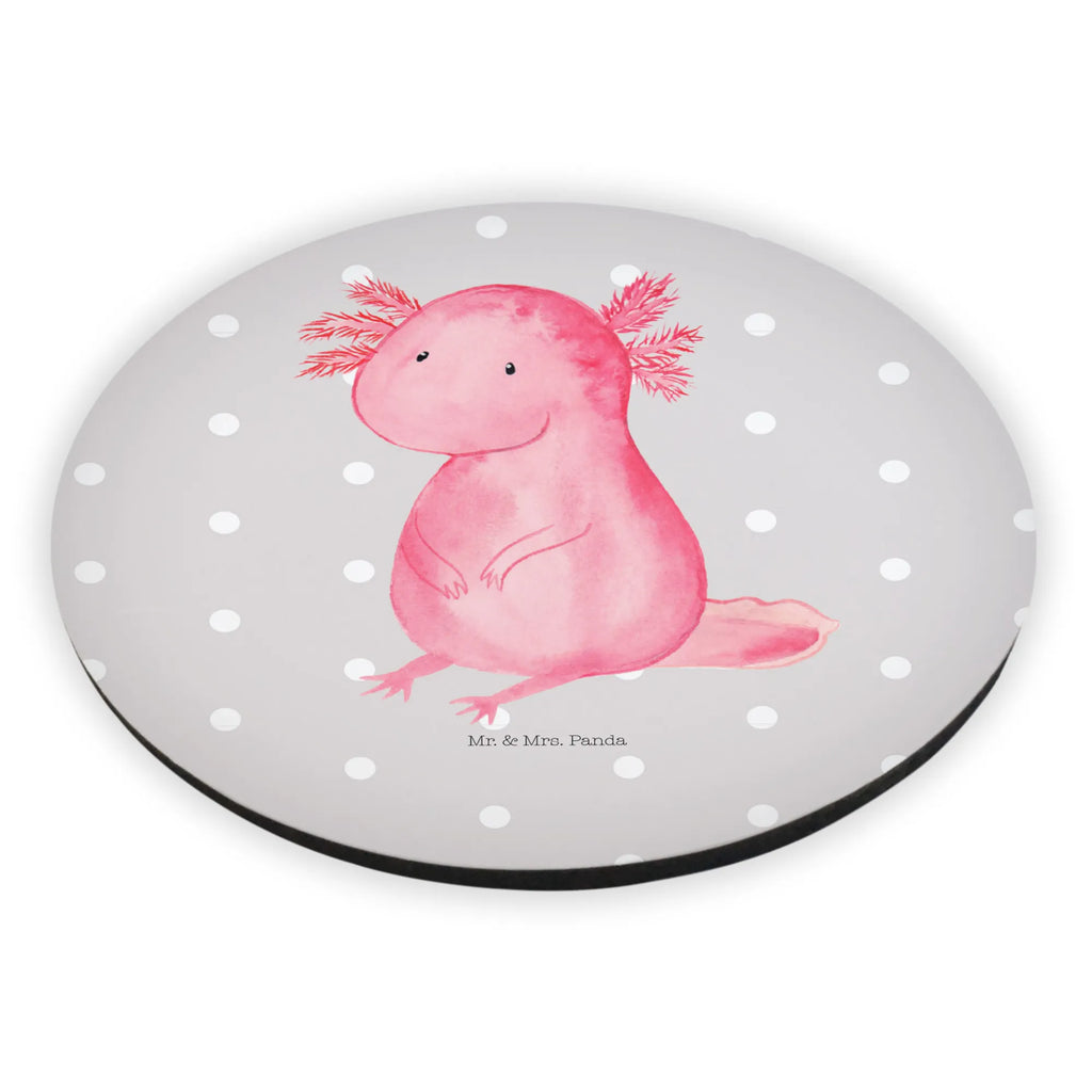 Rund Magnet Axolotl Kühlschrankmagnet, Pinnwandmagnet, Souvenir Magnet, Motivmagnete, Dekomagnet, Whiteboard Magnet, Notiz Magnet, Kühlschrank Dekoration, Axolotl, Molch, Axolot, vergnügt, fröhlich, zufrieden, Lebensstil, Weisheit, Lebensweisheit, Liebe, Freundin