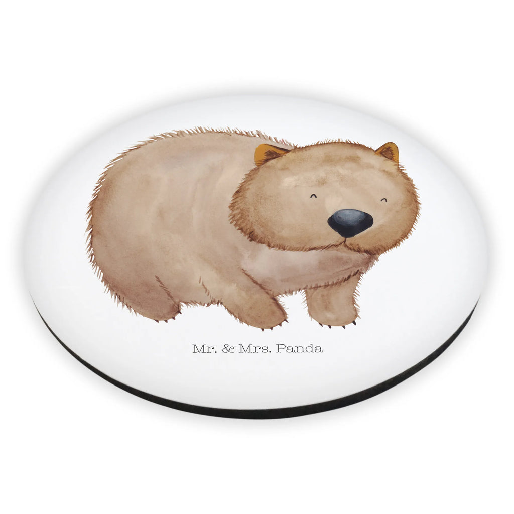 Rund Magnet Wombat Kühlschrankmagnet, Pinnwandmagnet, Souvenir Magnet, Motivmagnete, Dekomagnet, Whiteboard Magnet, Notiz Magnet, Kühlschrank Dekoration, Tiermotive, Gute Laune, lustige Sprüche, Tiere, Wombat, Das Leben ist schön, Motivation, Spruch, Australien