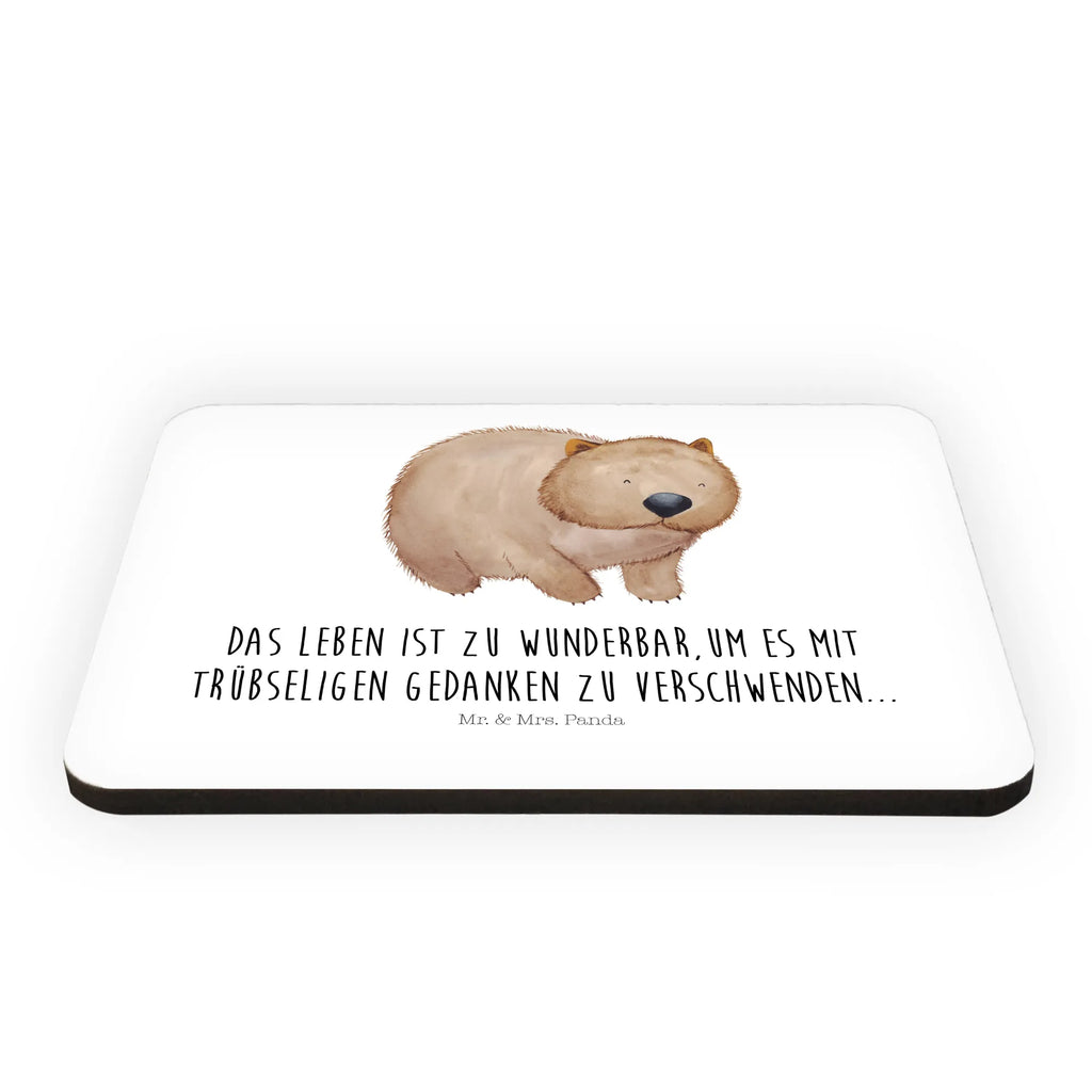 Magnet Wombat Kühlschrankmagnet, Pinnwandmagnet, Souvenir Magnet, Motivmagnete, Dekomagnet, Whiteboard Magnet, Notiz Magnet, Kühlschrank Dekoration, Tiermotive, Gute Laune, lustige Sprüche, Tiere, Wombat, Das Leben ist schön, Motivation, Spruch, Australien