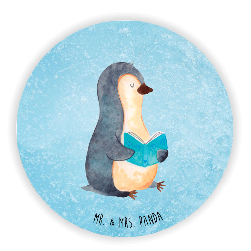 Rund Magnet Pinguin Buch Kühlschrankmagnet, Pinnwandmagnet, Souvenir Magnet, Motivmagnete, Dekomagnet, Whiteboard Magnet, Notiz Magnet, Kühlschrank Dekoration, Pinguin, Pinguine, Buch, Lesen, Bücherwurm, Nichtstun, Faulenzen, Ferien, Urlaub, Freizeit