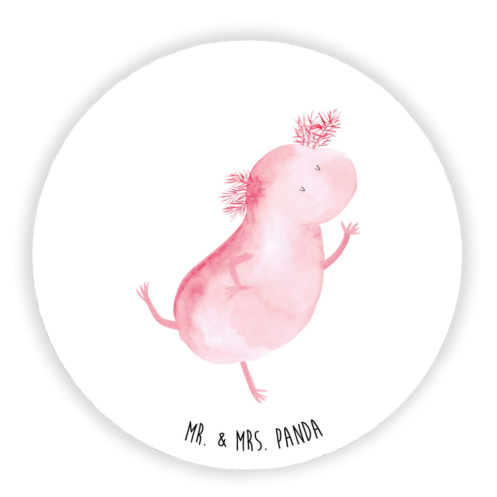 Rund Magnet Axolotl tanzt Kühlschrankmagnet, Pinnwandmagnet, Souvenir Magnet, Motivmagnete, Dekomagnet, Whiteboard Magnet, Notiz Magnet, Kühlschrank Dekoration, Axolotl, Molch, Axolot, Schwanzlurch, Lurch, Lurche, Dachschaden, Sterne, verrückt, Freundin, beste Freundin