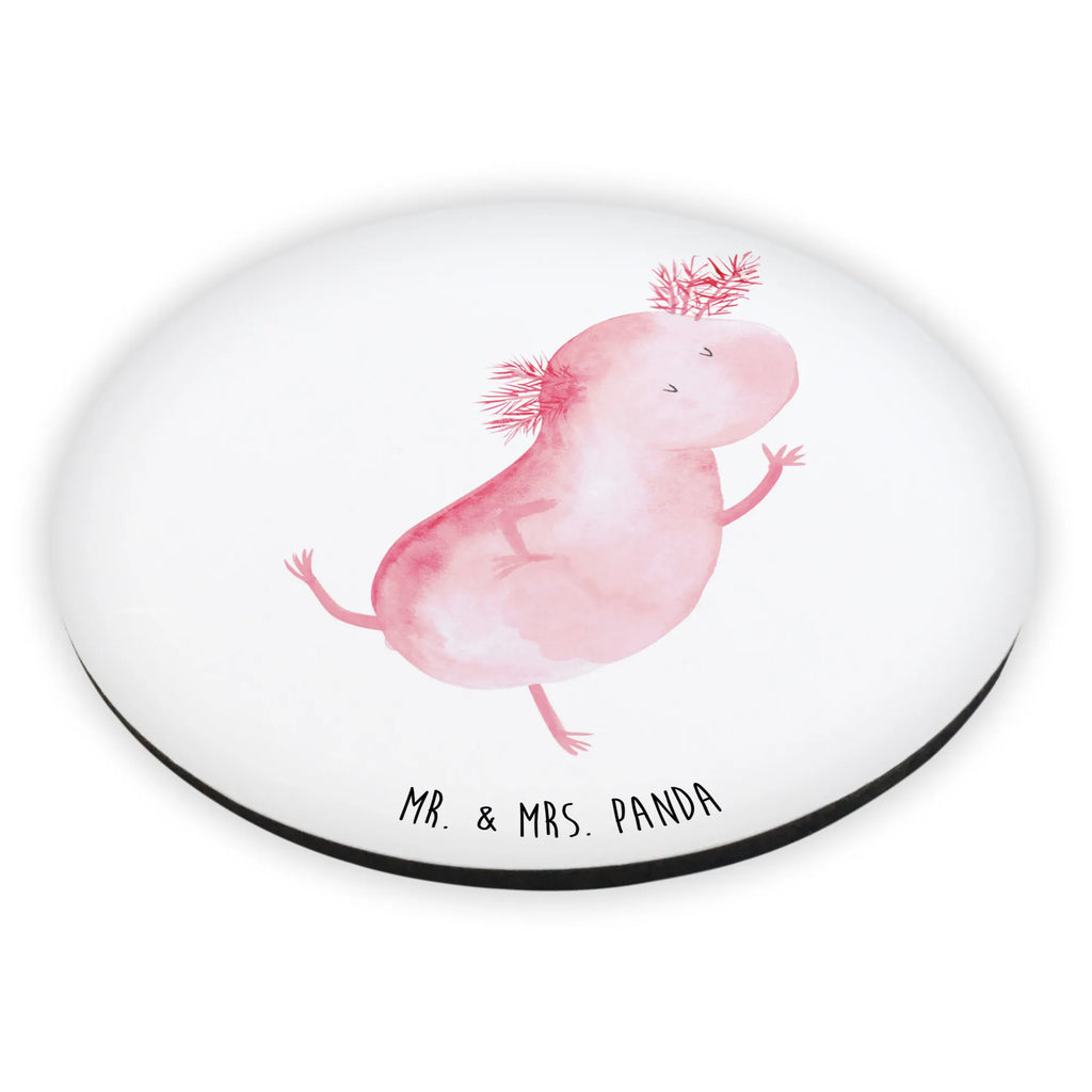 Rund Magnet Axolotl tanzt Kühlschrankmagnet, Pinnwandmagnet, Souvenir Magnet, Motivmagnete, Dekomagnet, Whiteboard Magnet, Notiz Magnet, Kühlschrank Dekoration, Axolotl, Molch, Axolot, Schwanzlurch, Lurch, Lurche, Dachschaden, Sterne, verrückt, Freundin, beste Freundin