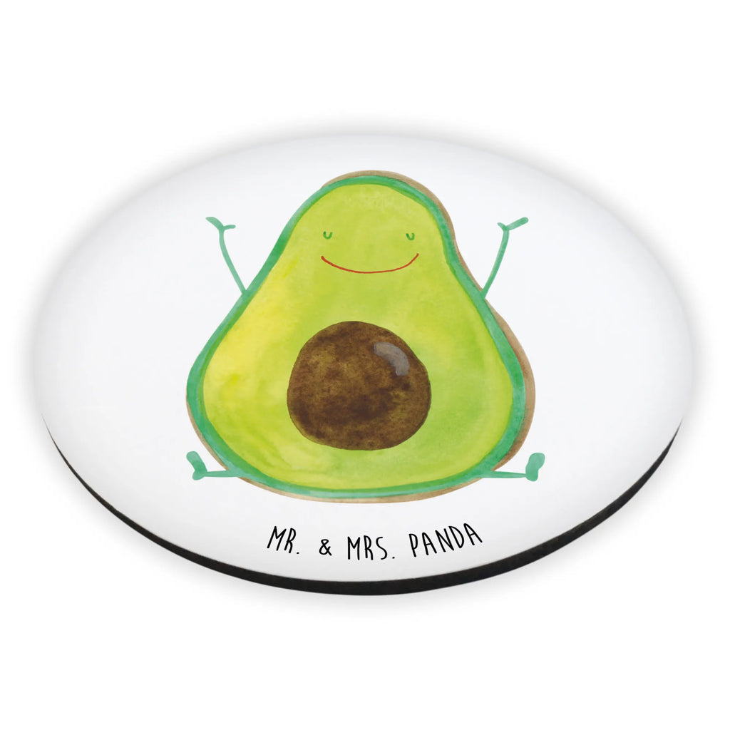 Rund Magnet Avocado Happy Kühlschrankmagnet, Pinnwandmagnet, Souvenir Magnet, Motivmagnete, Dekomagnet, Whiteboard Magnet, Notiz Magnet, Kühlschrank Dekoration, Avocado, Veggie, Vegan, Gesund, Chaos