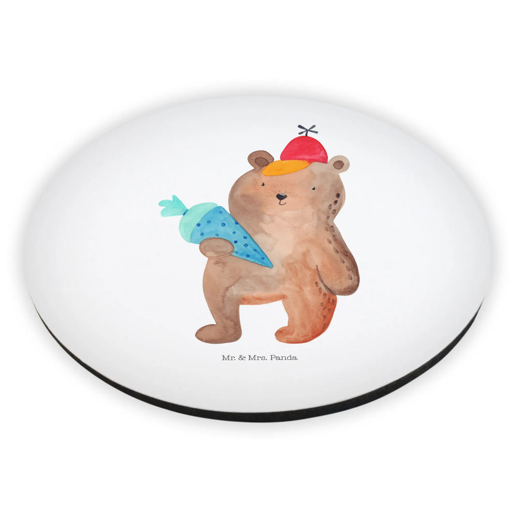 Rund Magnet Bär Schultüte Kühlschrankmagnet, Pinnwandmagnet, Souvenir Magnet, Motivmagnete, Dekomagnet, Whiteboard Magnet, Notiz Magnet, Kühlschrank Dekoration, Bär, Teddy, Teddybär, Bär Motiv, Schultüte, Erster Schultag Geschenk, Einschulung Geschenk, Schule Geschenk, Grundschule, Schulanfang, Schulbeginn