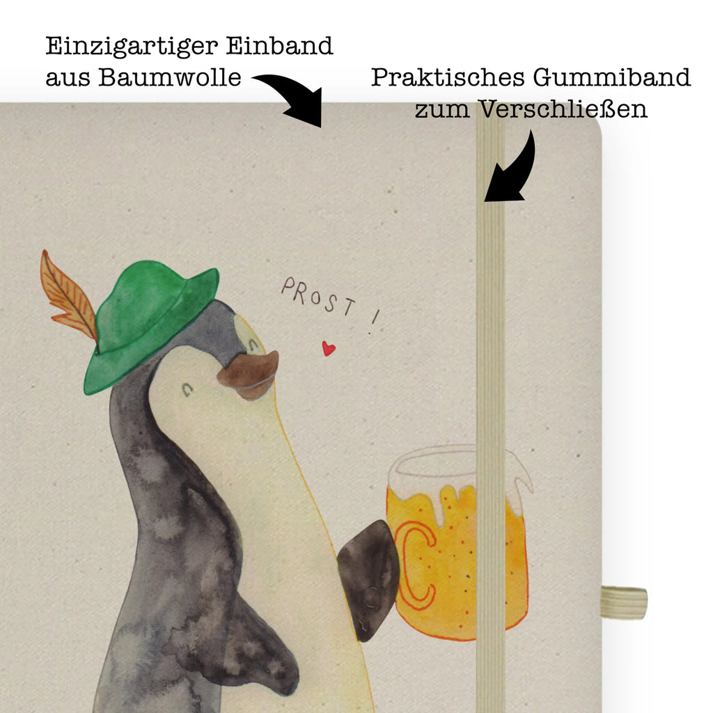 Baumwoll Notizbuch Pinguin Bier Notizen, Eintragebuch, Tagebuch, Notizblock, Adressbuch, Journal, Kladde, Skizzenbuch, Notizheft, Schreibbuch, Schreibheft, Pinguin, Pinguine, Bier, Oktoberfest