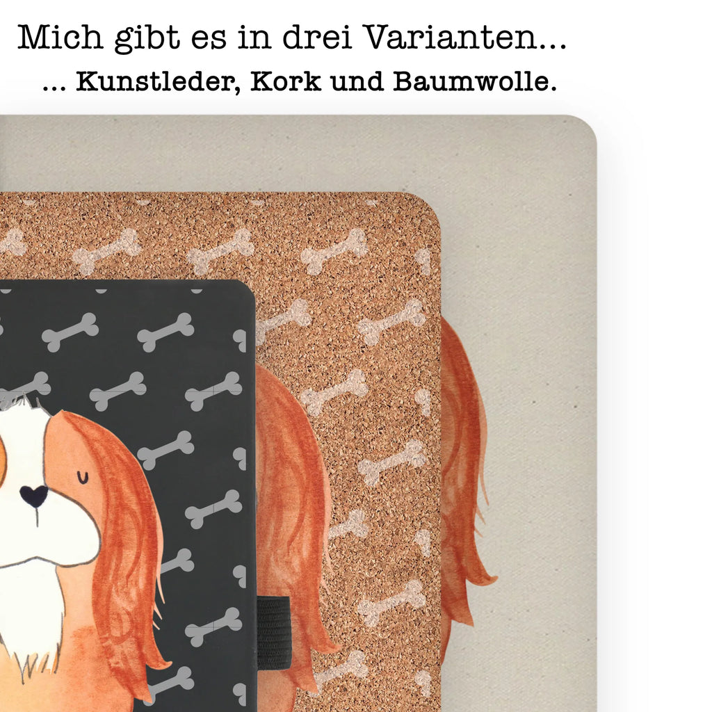 Baumwoll Notizbuch Hund Cavalier King Charles Spaniel Notizen, Eintragebuch, Tagebuch, Notizblock, Adressbuch, Journal, Kladde, Skizzenbuch, Notizheft, Schreibbuch, Schreibheft, Hund, Hundemotiv, Haustier, Hunderasse, Tierliebhaber, Hundebesitzer, Sprüche, Cavalier King Charles Spaniel, Cockerspaniel, Spaniel, Spruch, schönster Hund