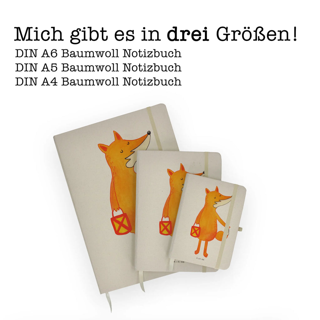 Baumwoll Notizbuch Fuchs Laterne Notizen, Eintragebuch, Tagebuch, Notizblock, Adressbuch, Journal, Kladde, Skizzenbuch, Notizheft, Schreibbuch, Schreibheft, Fuchs, Füchse, Spruch trösten, Liebeskummer Spruch, Laterne, Sankt Martin, Laternenumzug, Aufmuntern, Cäsar Otto Hugo Flaischlen