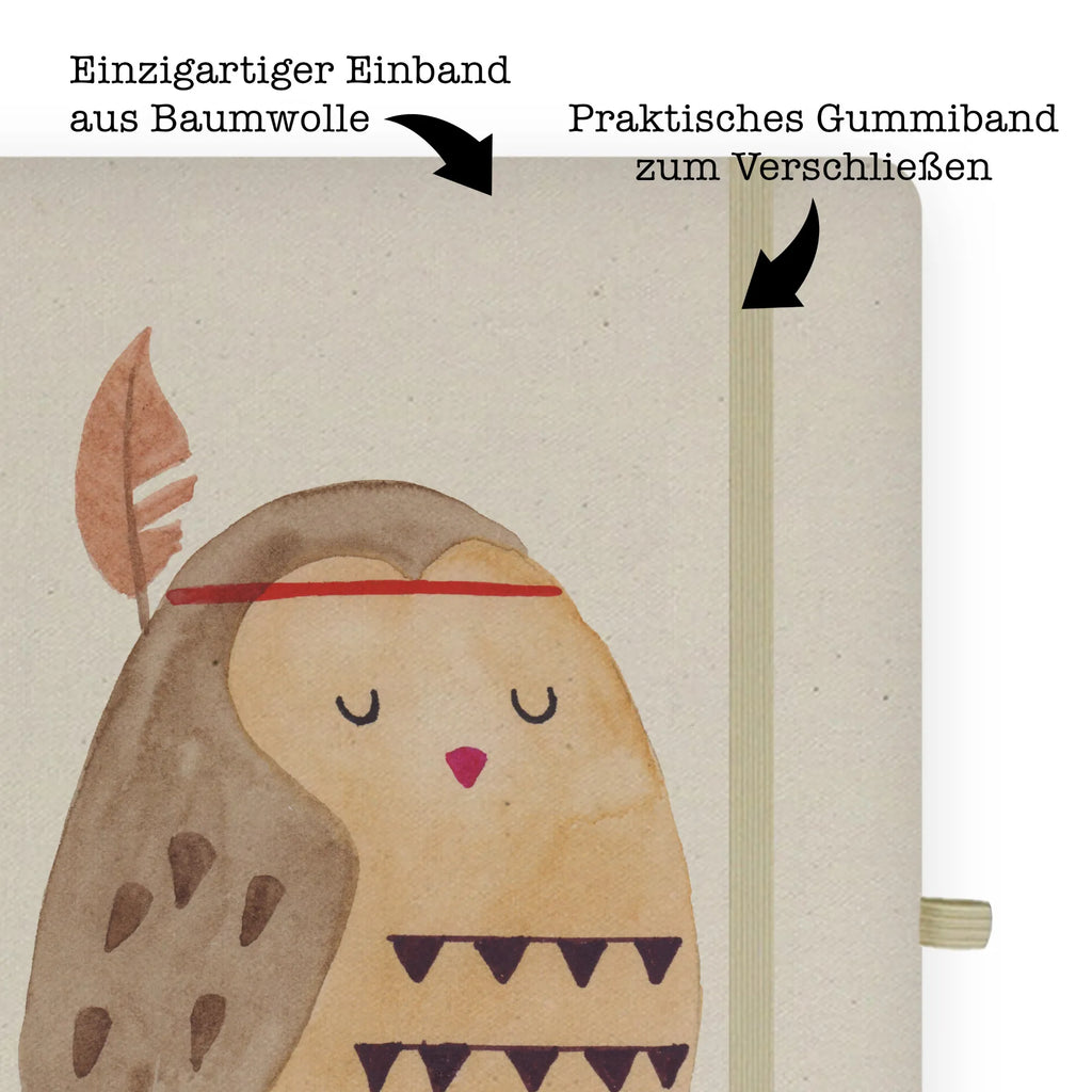 Baumwoll Notizbuch Eule Federschmuck Notizen, Eintragebuch, Tagebuch, Notizblock, Adressbuch, Journal, Kladde, Skizzenbuch, Notizheft, Schreibbuch, Schreibheft, Eule, Eule Deko, Owl, Das Leben ist ein Abenteuer, Reisespruch, Federschmuck, Dekoration