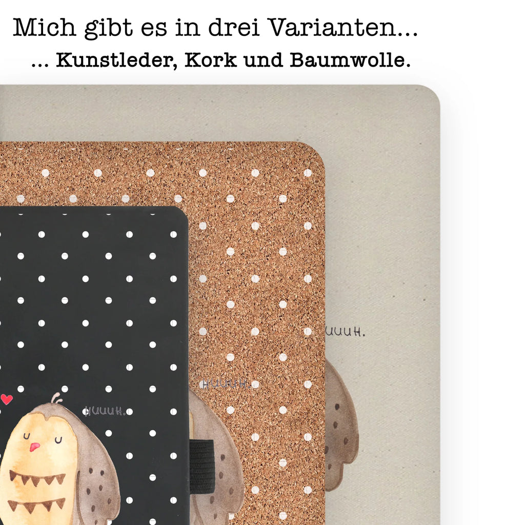 Baumwoll Notizbuch Eule Liebe Notizen, Eintragebuch, Tagebuch, Notizblock, Adressbuch, Journal, Kladde, Skizzenbuch, Notizheft, Schreibbuch, Schreibheft, Eule, Eule Deko, Liebe, Hochzeit Spruch, Owl, All you need is love, Liebe Spruch, Freundin Geschenk, Freund, Wortspiel lustig