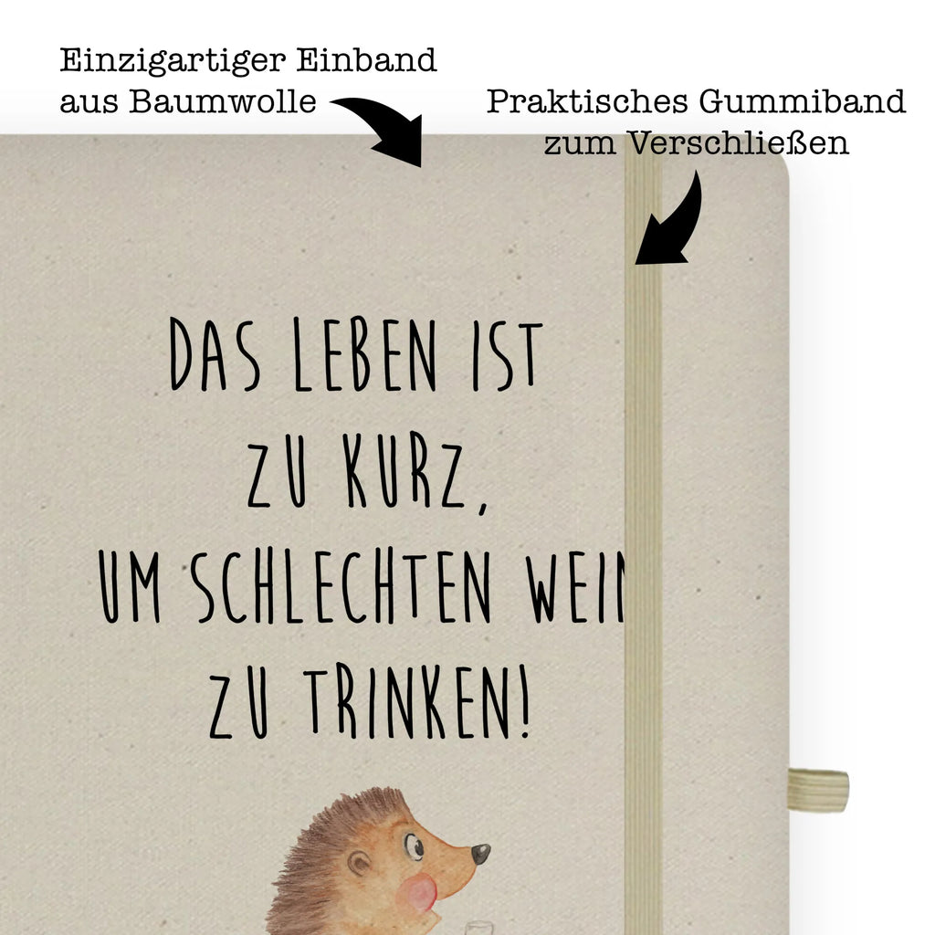 Baumwoll Notizbuch Igel mit Wein Notizen, Eintragebuch, Tagebuch, Notizblock, Adressbuch, Journal, Kladde, Skizzenbuch, Notizheft, Schreibbuch, Schreibheft, Tiermotive, Gute Laune, lustige Sprüche, Tiere, Wein Spruch, Igel, Geschenk Weintrinker, Geschenk Weinliebhaber, Wein Deko, Weinglas, Rotwein, Weißwein, Wein trinken