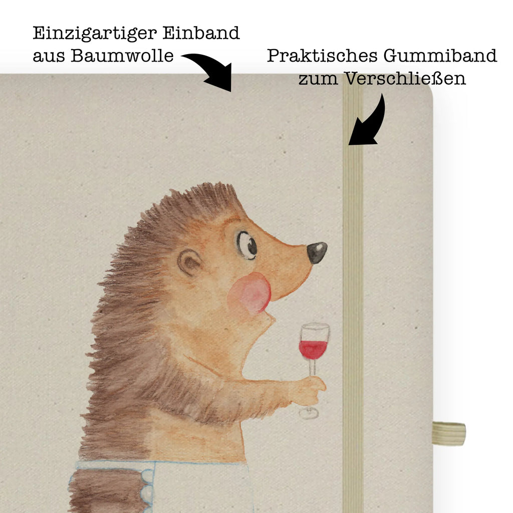 Baumwoll Notizbuch Igel mit Wein Notizen, Eintragebuch, Tagebuch, Notizblock, Adressbuch, Journal, Kladde, Skizzenbuch, Notizheft, Schreibbuch, Schreibheft, Tiermotive, Gute Laune, lustige Sprüche, Tiere, Wein Spruch, Igel, Geschenk Weintrinker, Geschenk Weinliebhaber, Wein Deko, Weinglas, Rotwein, Weißwein, Wein trinken